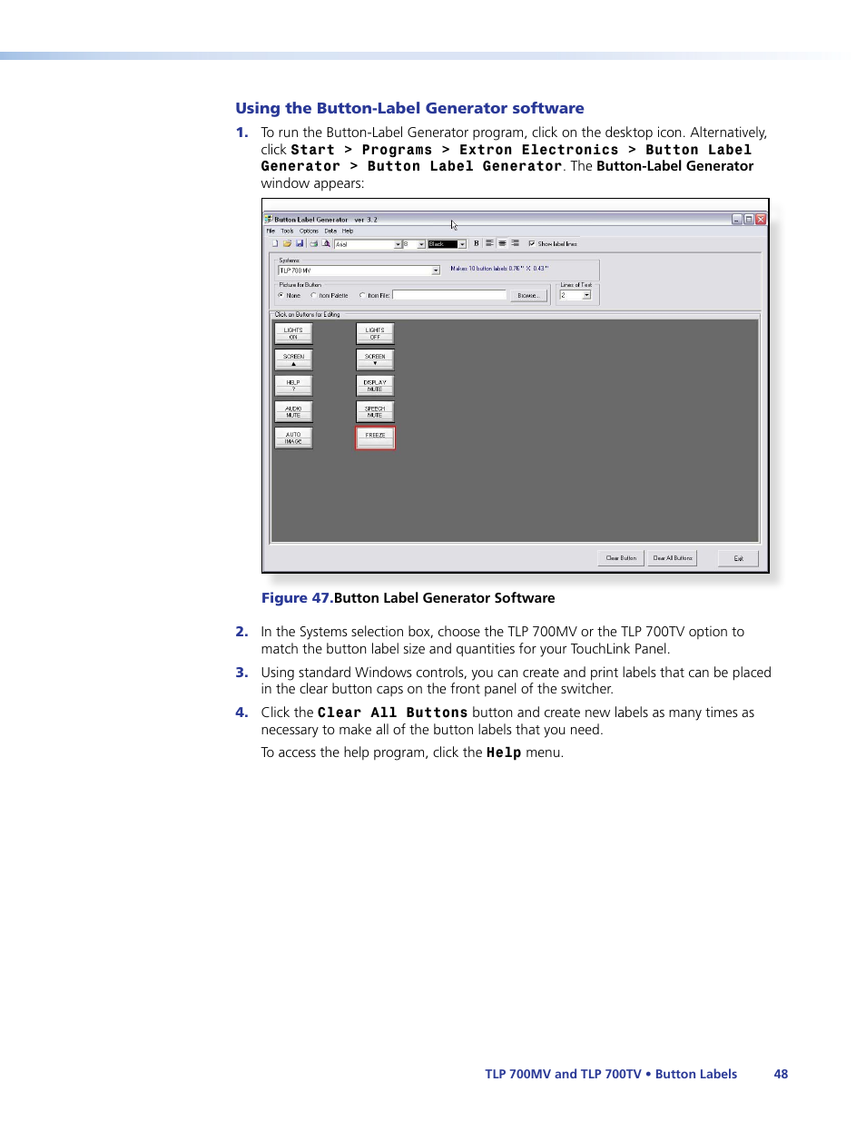 Extron Electronics TLP 700TV User Guide User Manual | Page 54 / 58