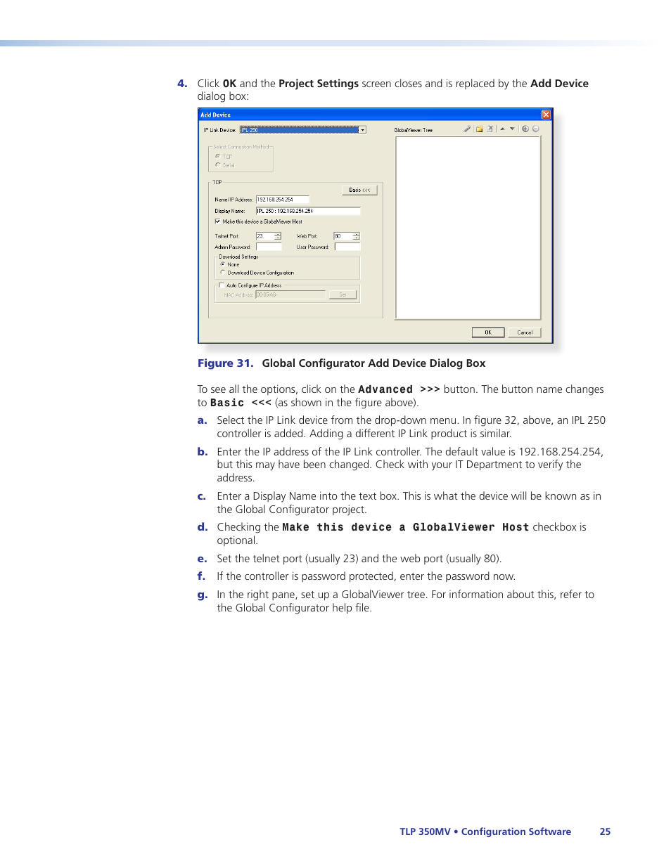 Extron Electronics TLP 350MV User Guide User Manual | Page 31 / 48