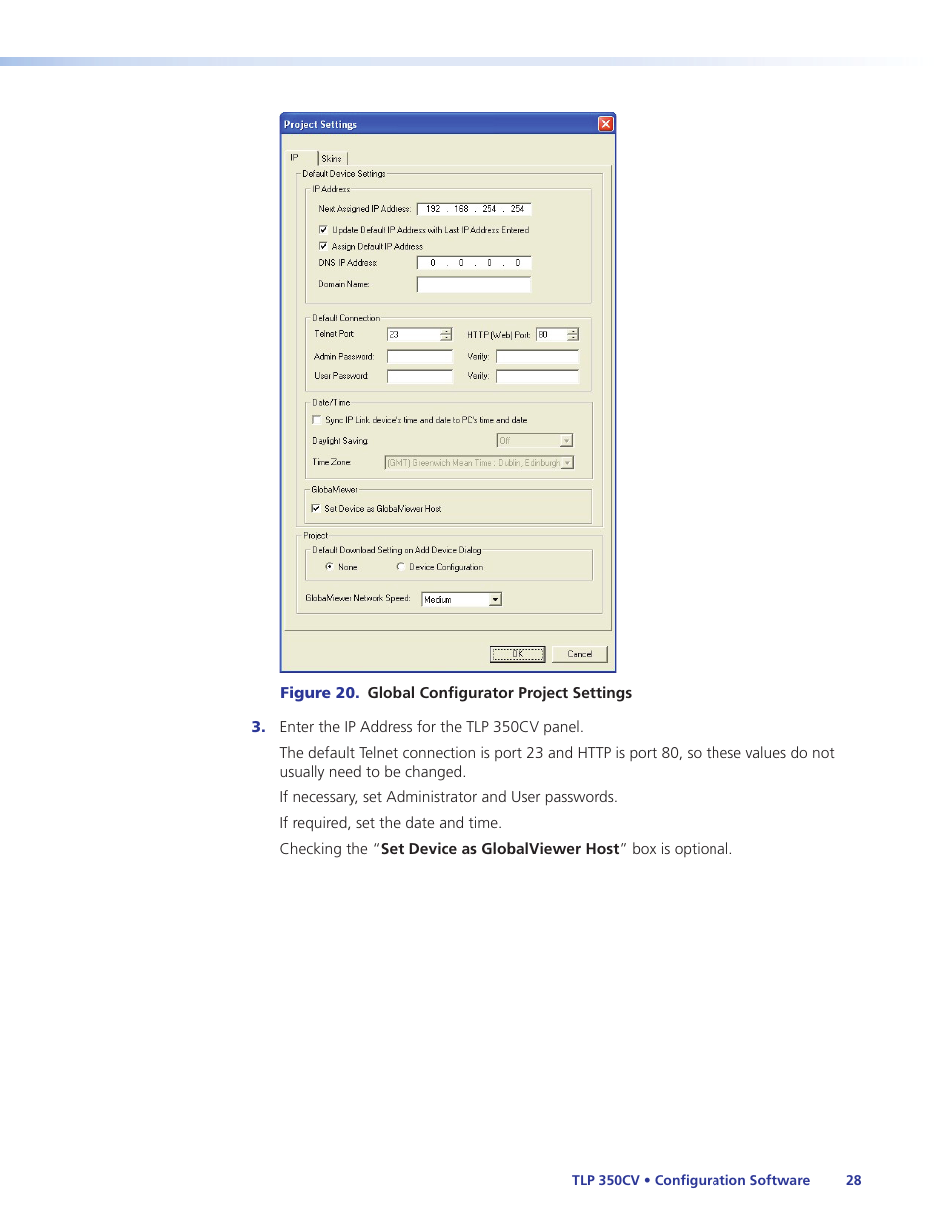 Extron Electronics TLP 350CV Installation User Manual | Page 34 / 51