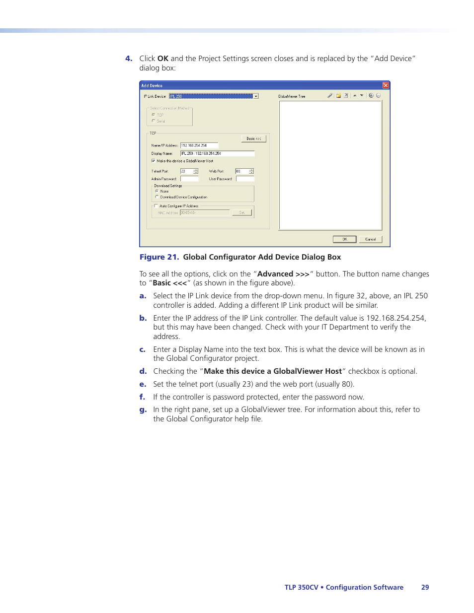 Extron Electronics TLP 350CV Installation User Manual | Page 35 / 51