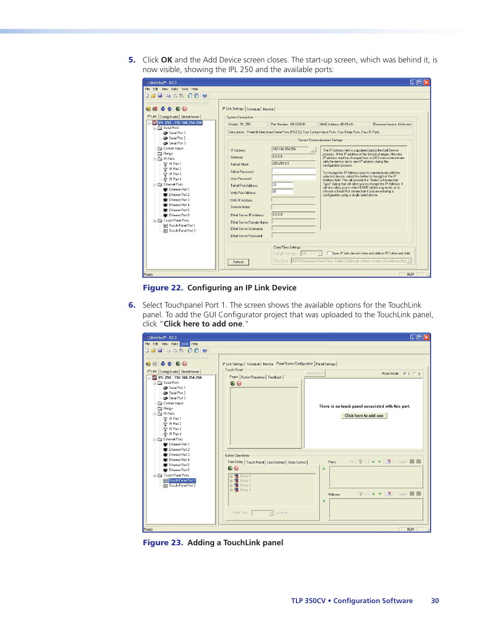 Extron Electronics TLP 350CV Installation User Manual | Page 36 / 51