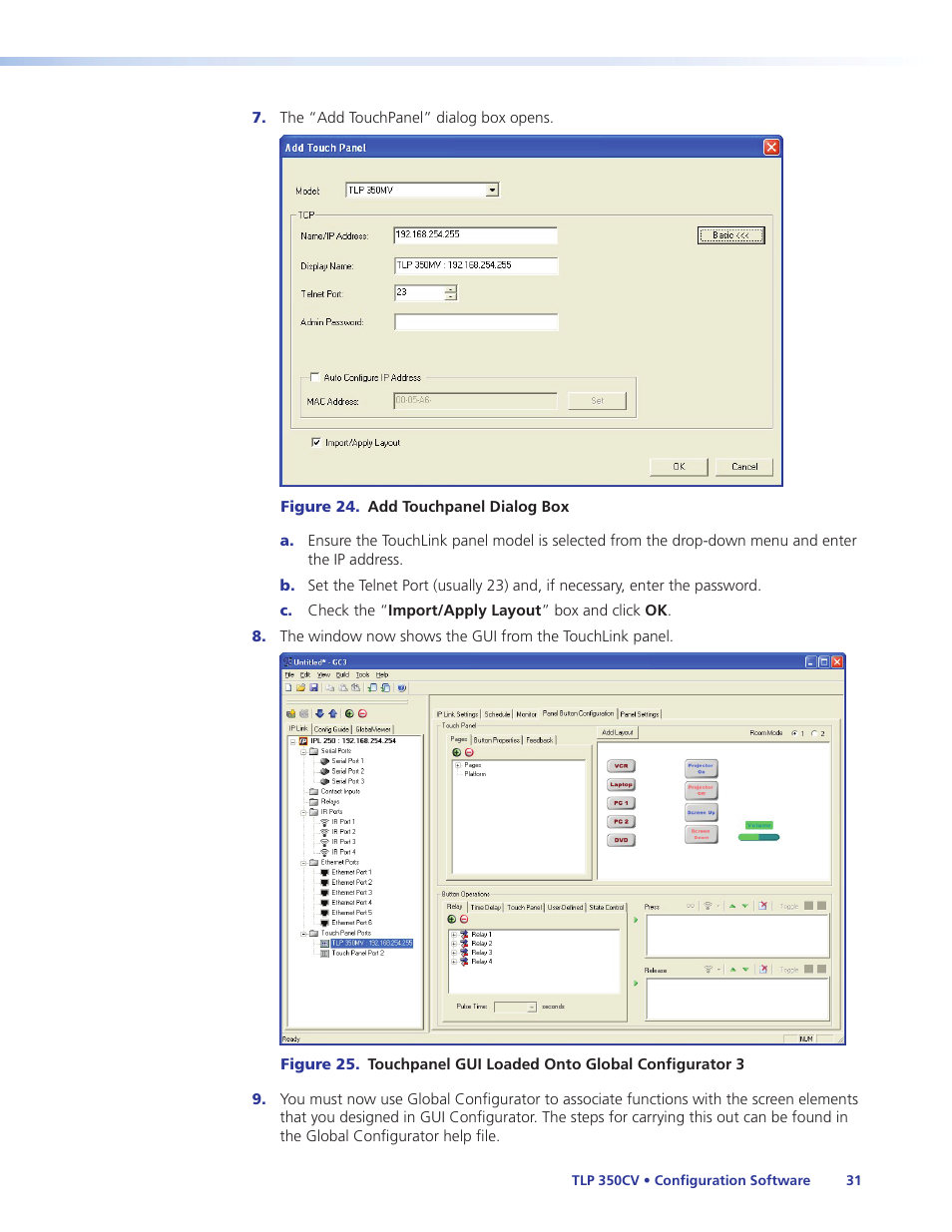 Extron Electronics TLP 350CV Installation User Manual | Page 37 / 51