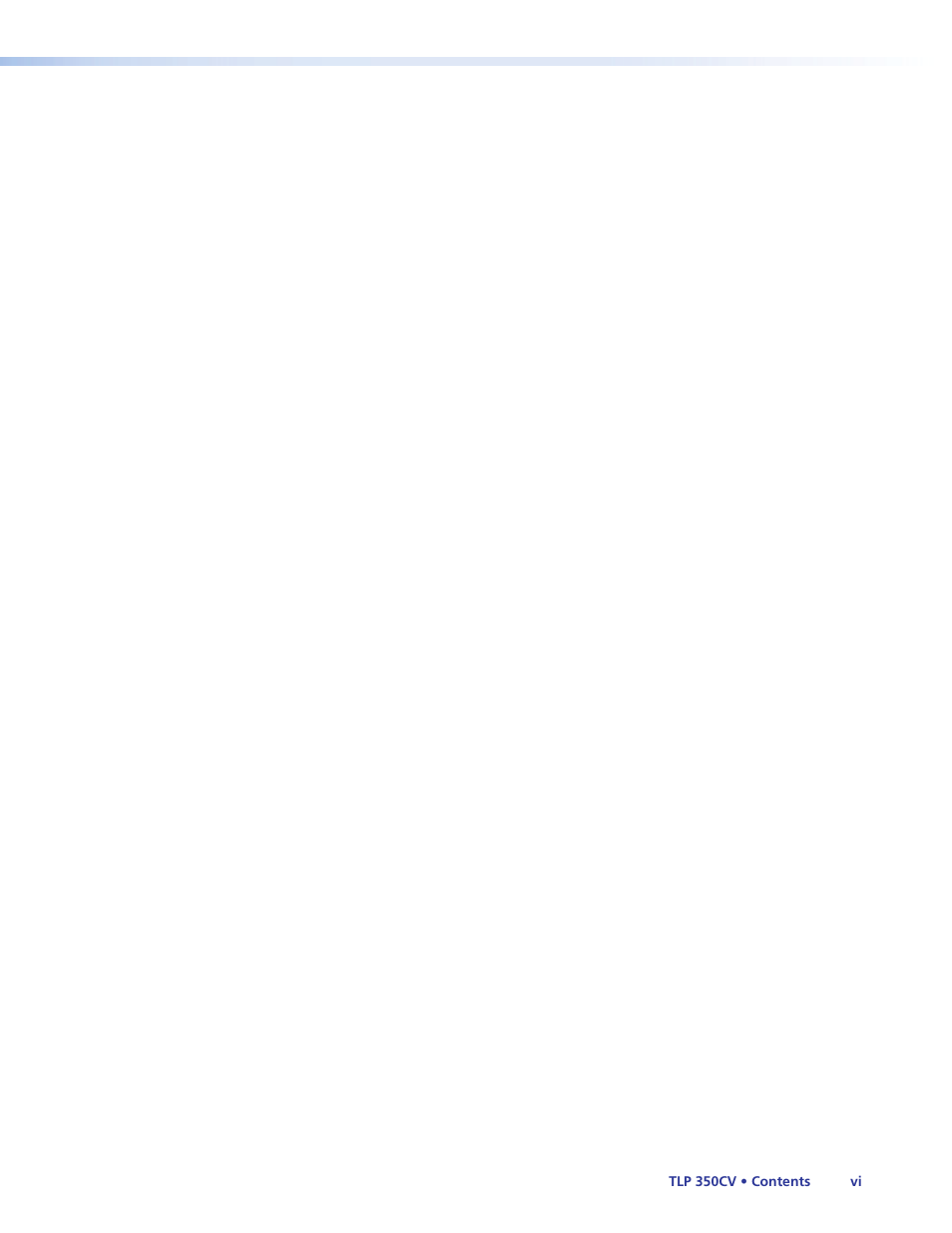 Extron Electronics TLP 350CV Installation User Manual | Page 6 / 51