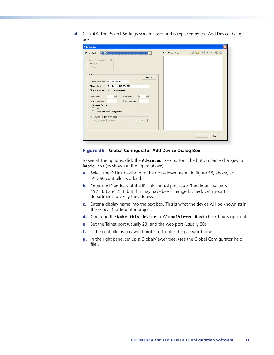 Extron Electronics TLP 1000TV User Guide User Manual | Page 37 / 54