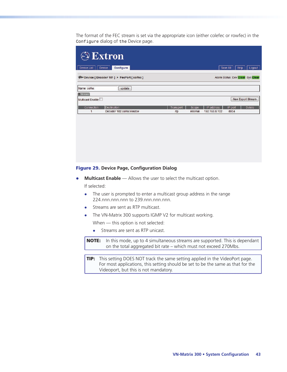 Extron Electronics VN-Matrix 300 User Guide User Manual | Page 49 / 77