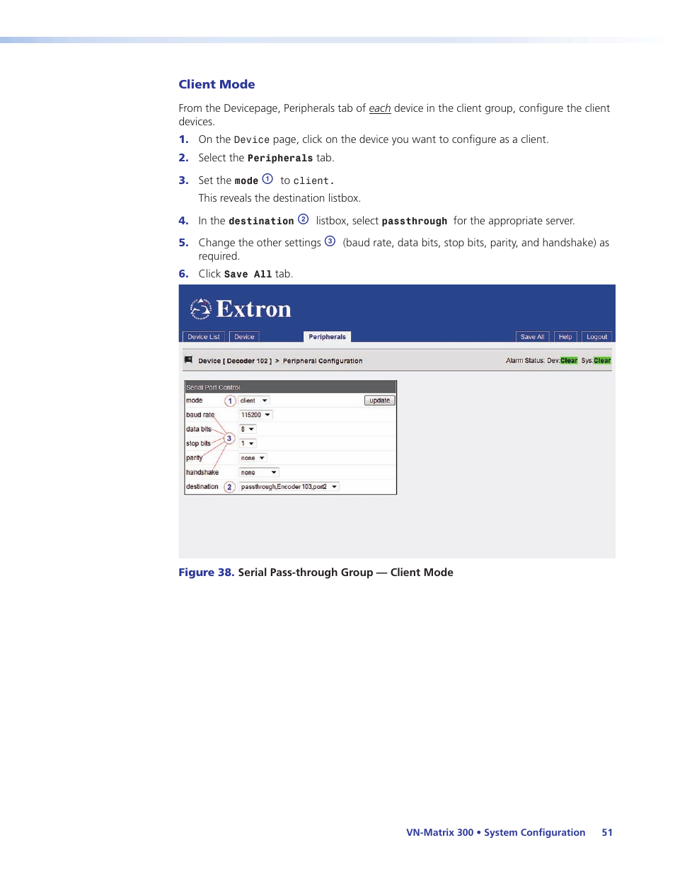 Extron Electronics VN-Matrix 300 User Guide User Manual | Page 57 / 77
