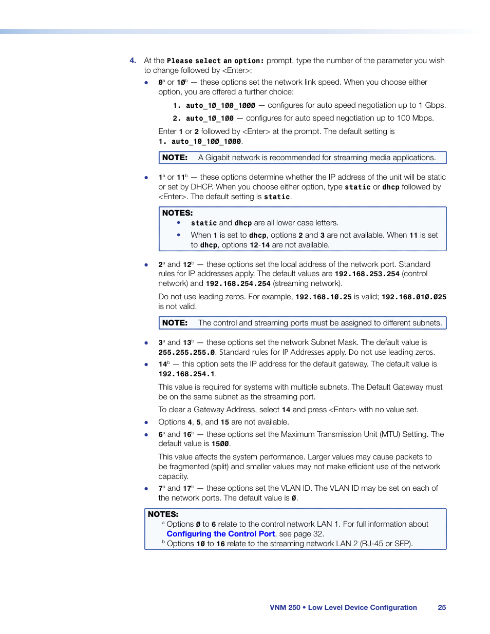 Extron Electronics VN-Matrix 250 User Guide User Manual | Page 31 / 137