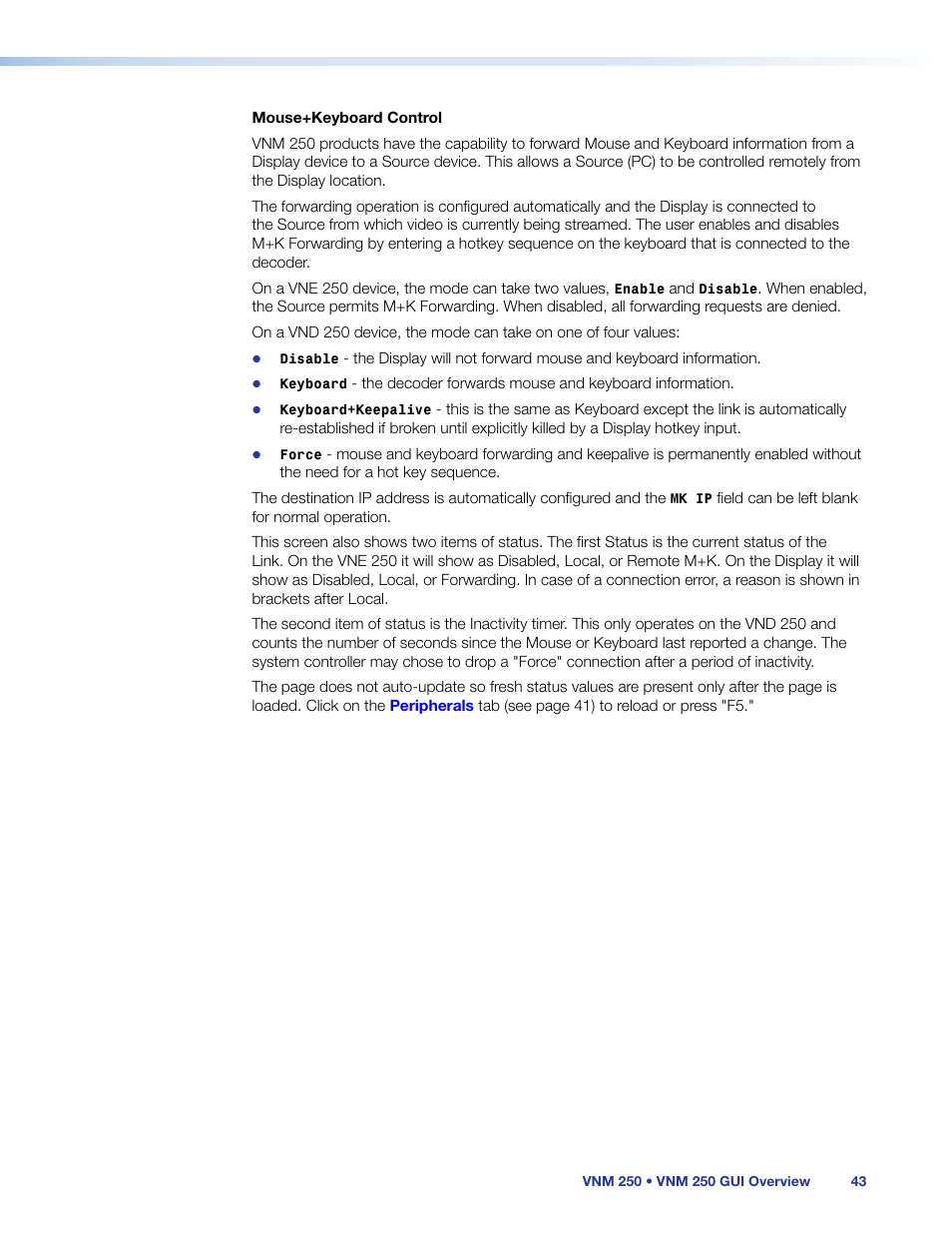 Extron Electronics VN-Matrix 250 User Guide User Manual | Page 49 / 137