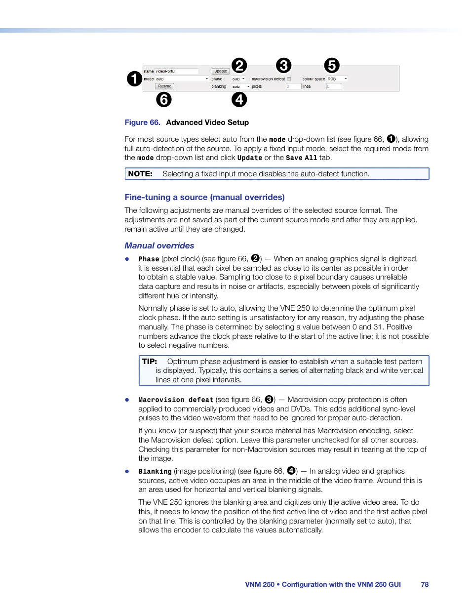 Extron Electronics VN-Matrix 250 User Guide User Manual | Page 84 / 137