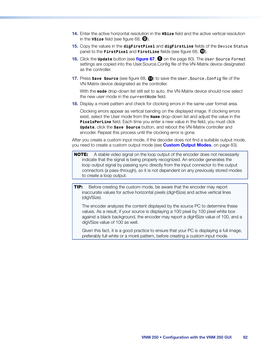 Extron Electronics VN-Matrix 250 User Guide User Manual | Page 88 / 137