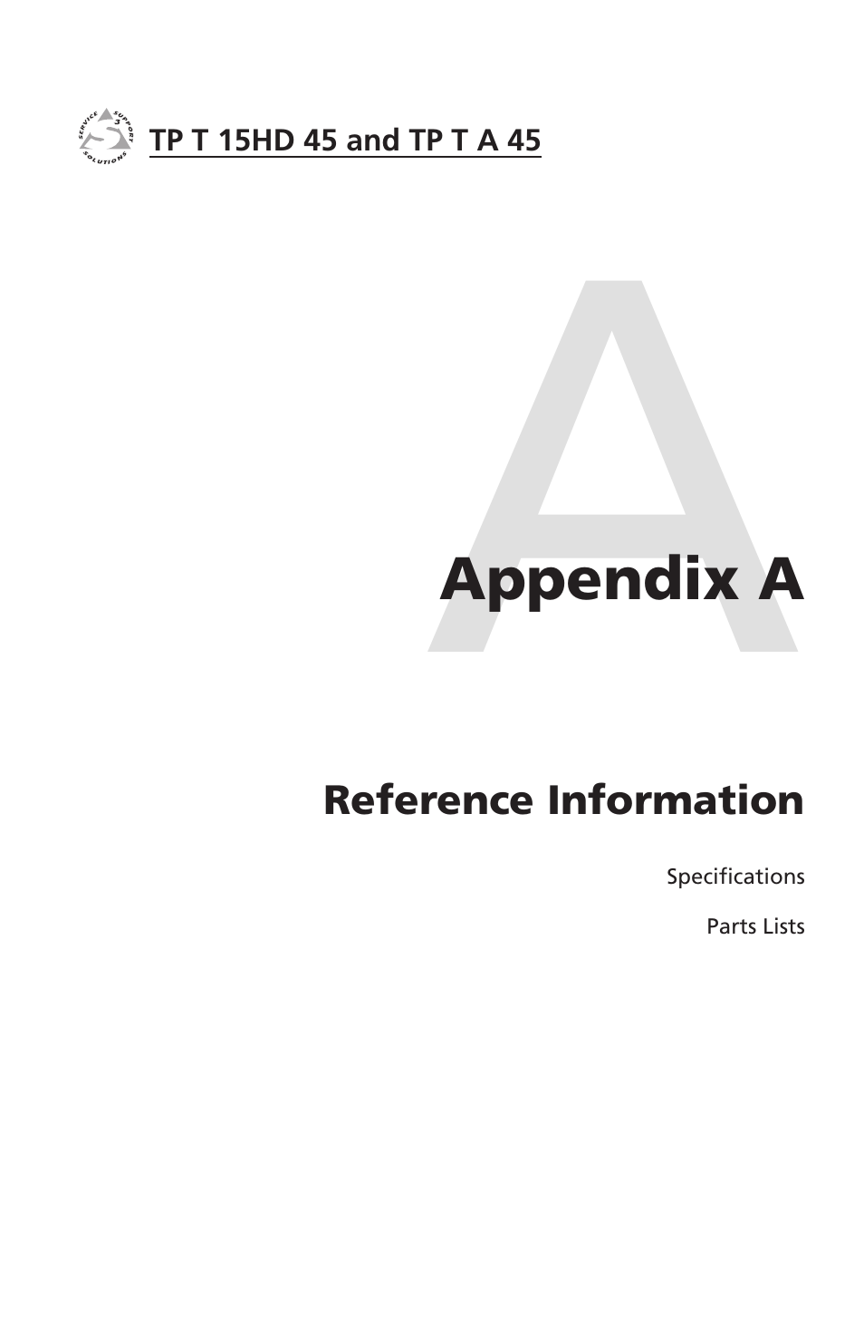 Appendix a, Reference information, Appendix a • reference information | Extron Electronics TP T 15HD 45, TP T A 45 User Guide User Manual | Page 19 / 28