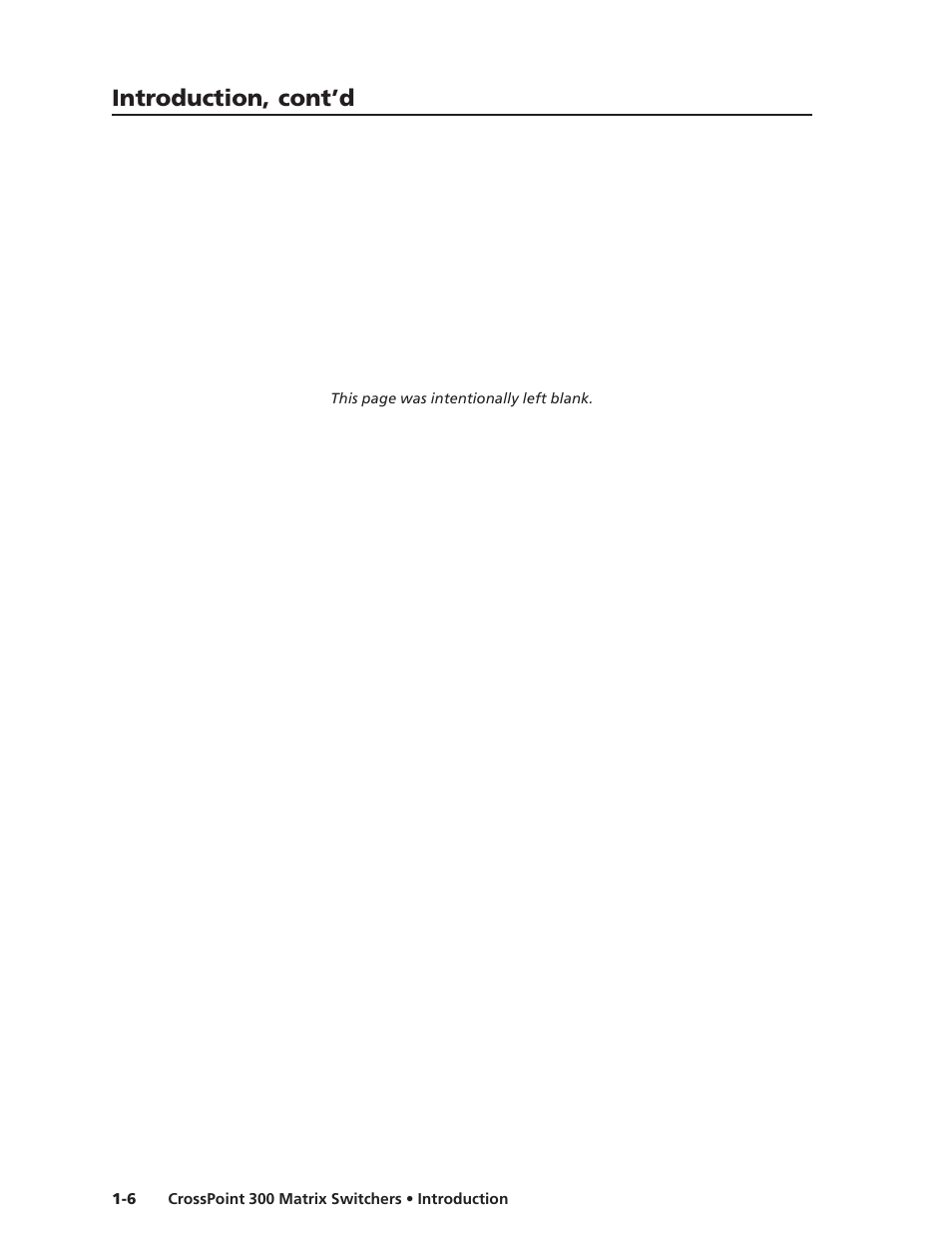Introduction, cont’d | Extron Electronics CrossPoint 300 Series User Manual | Page 14 / 104