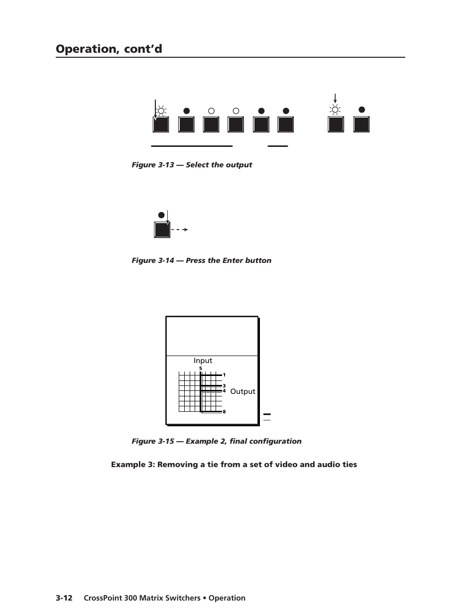 Operation, cont’d | Extron Electronics CrossPoint 300 Series User Manual | Page 36 / 104