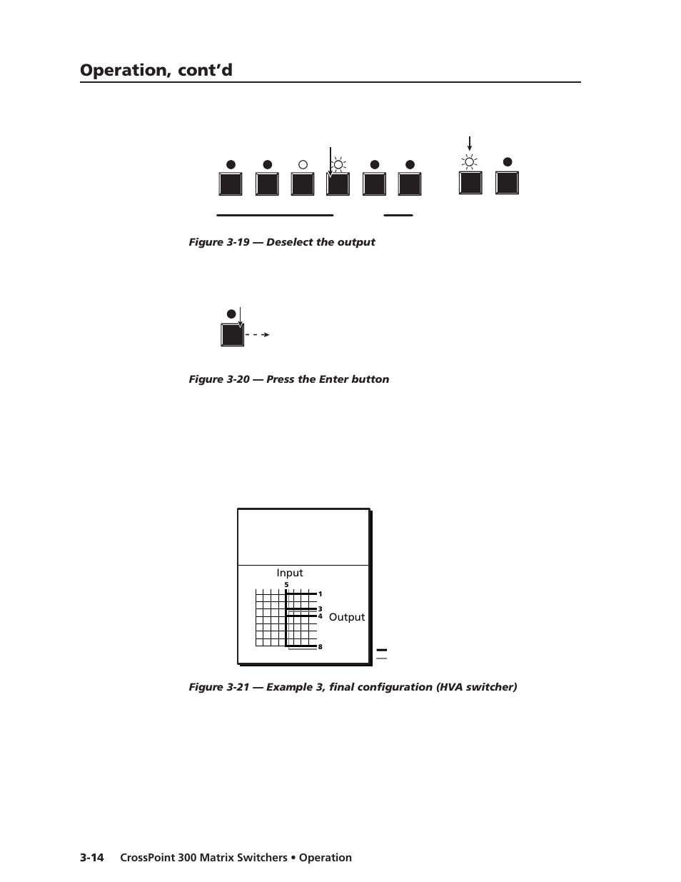 Operation, cont’d | Extron Electronics CrossPoint 300 Series User Manual | Page 38 / 104