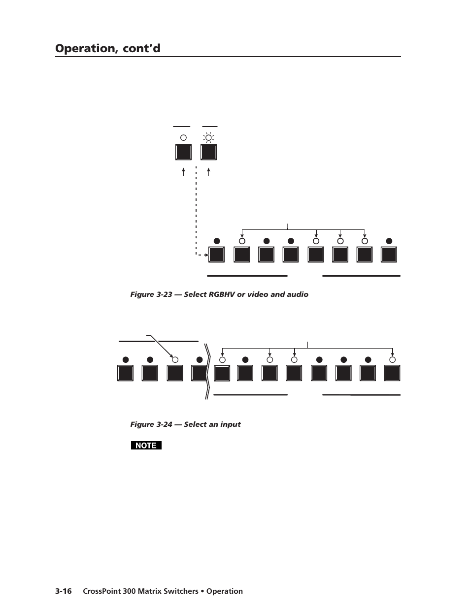 Operation, cont’d | Extron Electronics CrossPoint 300 Series User Manual | Page 40 / 104