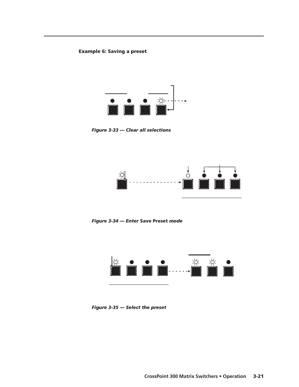 Example 6: saving a preset | Extron Electronics CrossPoint 300 Series User Manual | Page 45 / 104