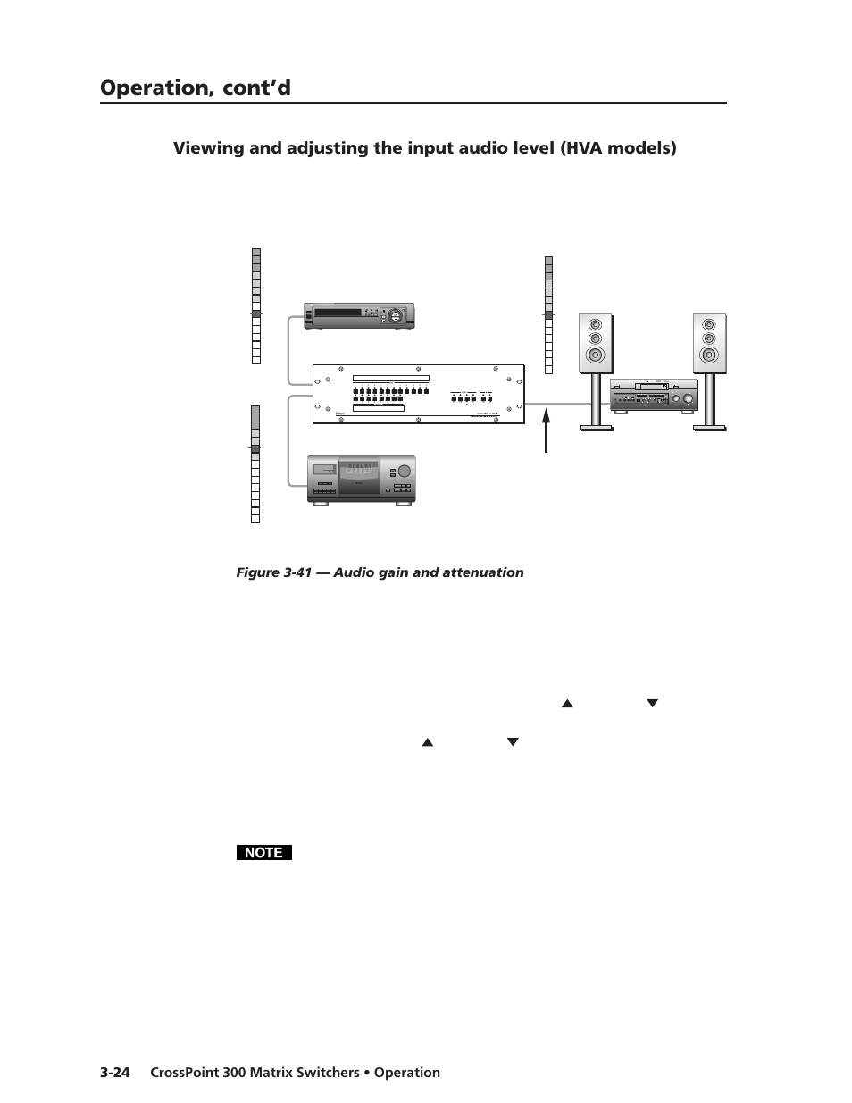 Operation, cont’d | Extron Electronics CrossPoint 300 Series User Manual | Page 48 / 104