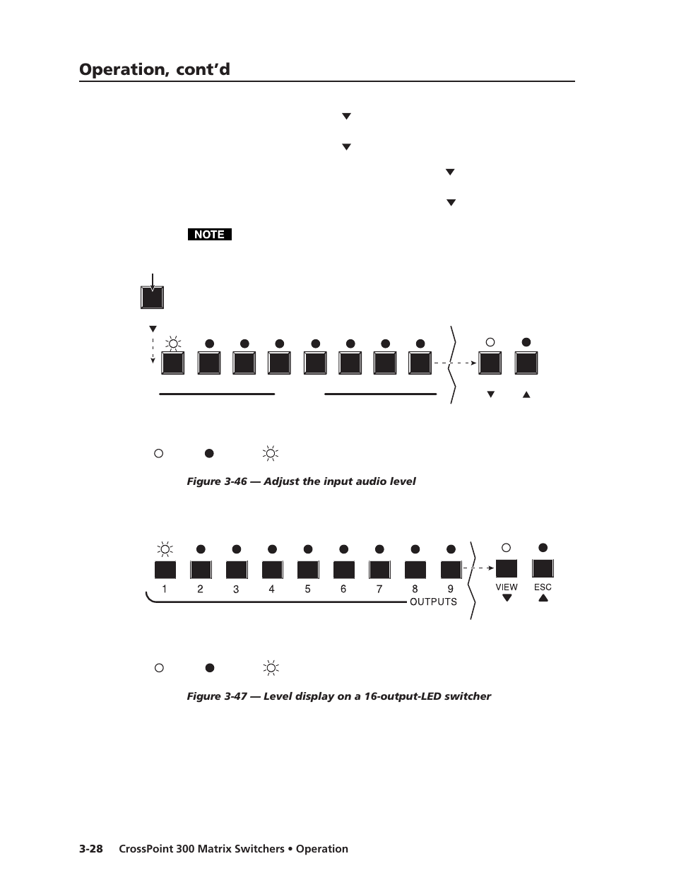 Operation, cont’d | Extron Electronics CrossPoint 300 Series User Manual | Page 52 / 104