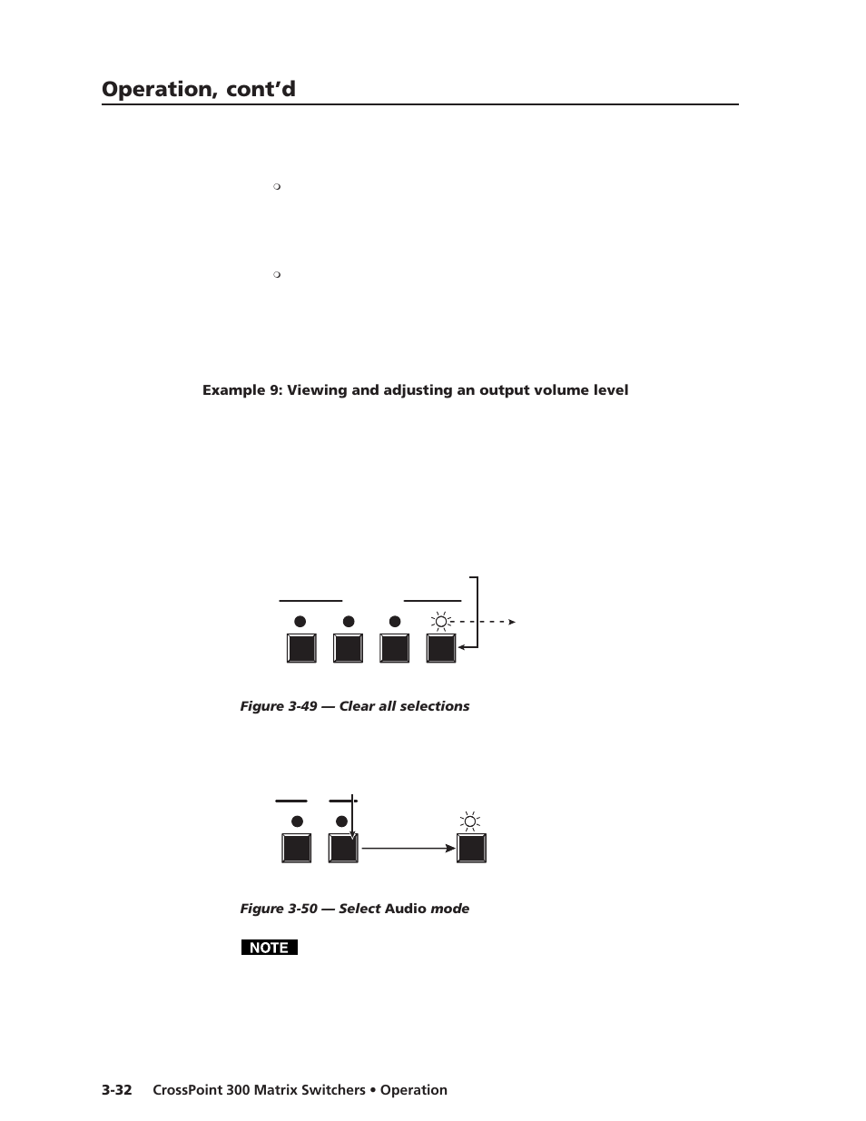 Operation, cont’d | Extron Electronics CrossPoint 300 Series User Manual | Page 56 / 104