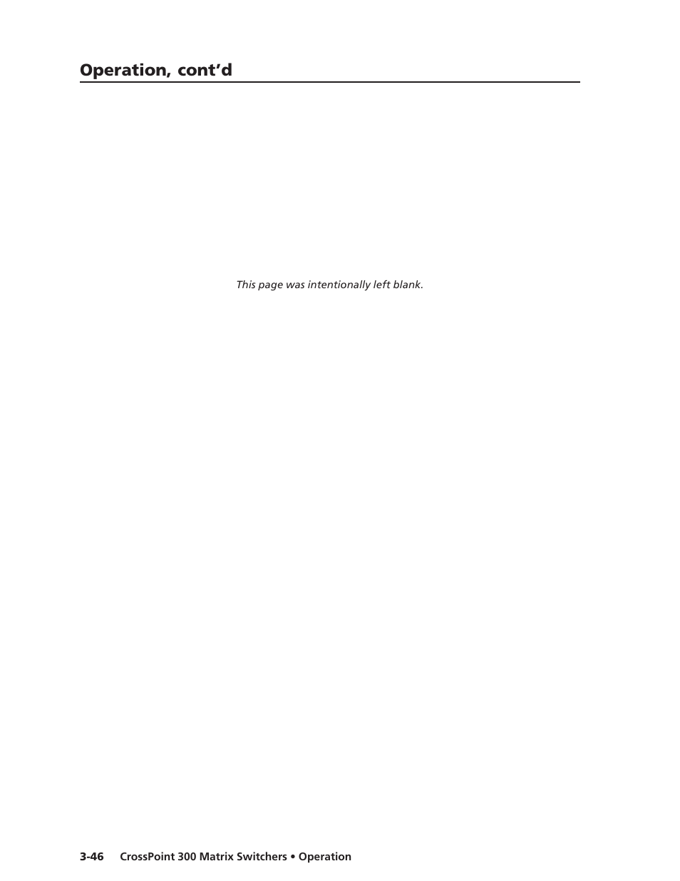 Operation, cont’d | Extron Electronics CrossPoint 300 Series User Manual | Page 70 / 104