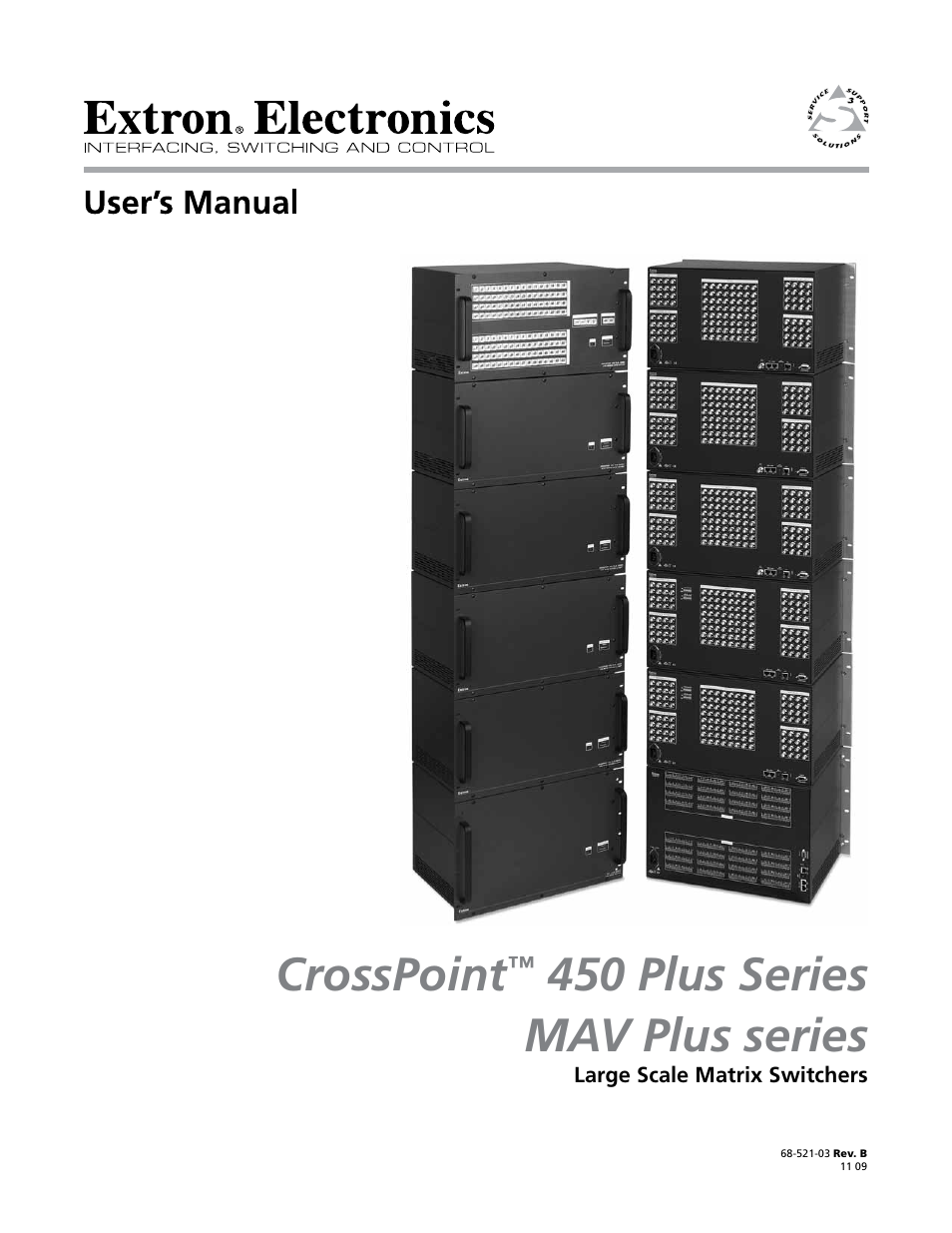 Extron Electronics MAV Plus series Large Scale User Guide User Manual | 186 pages