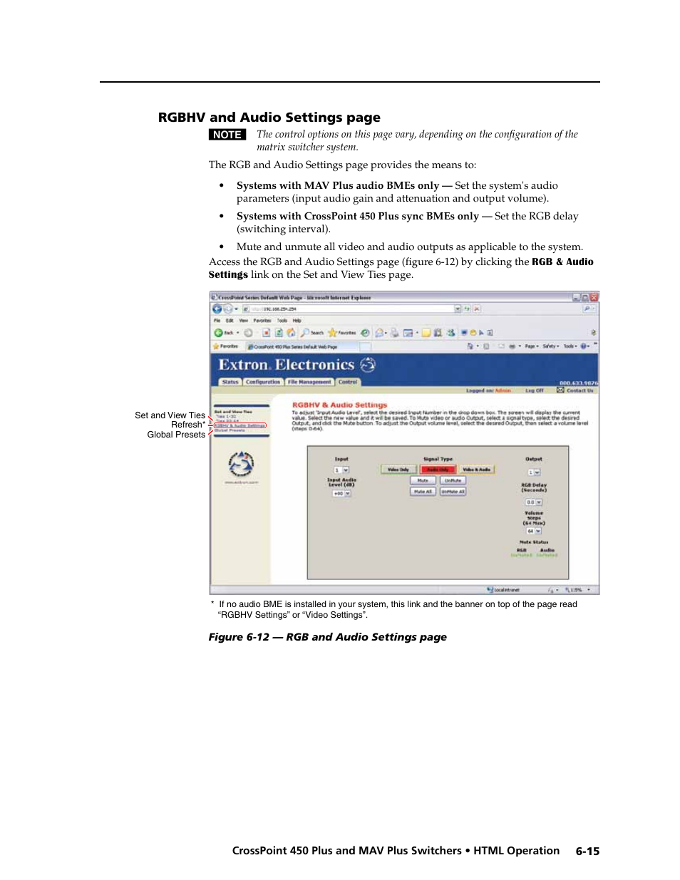 Extron Electronics MAV Plus series Large Scale User Guide User Manual | Page 153 / 186