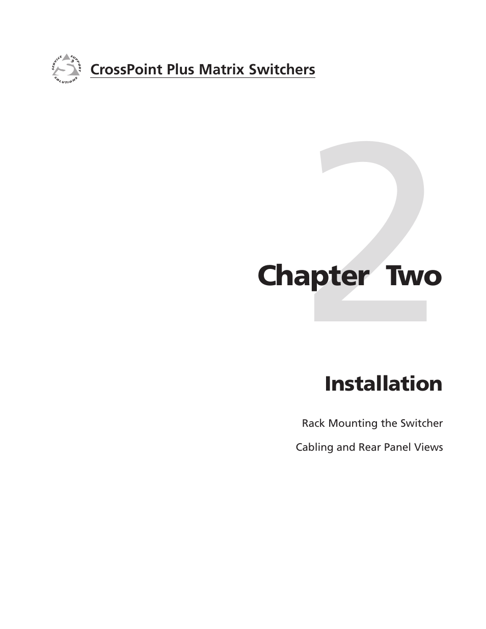 Extron Electronics CrossPoint Plus Matrix Switchers 84, 88, 124, 128, 168, 1616 HV and HVA User Manual | Page 13 / 72
