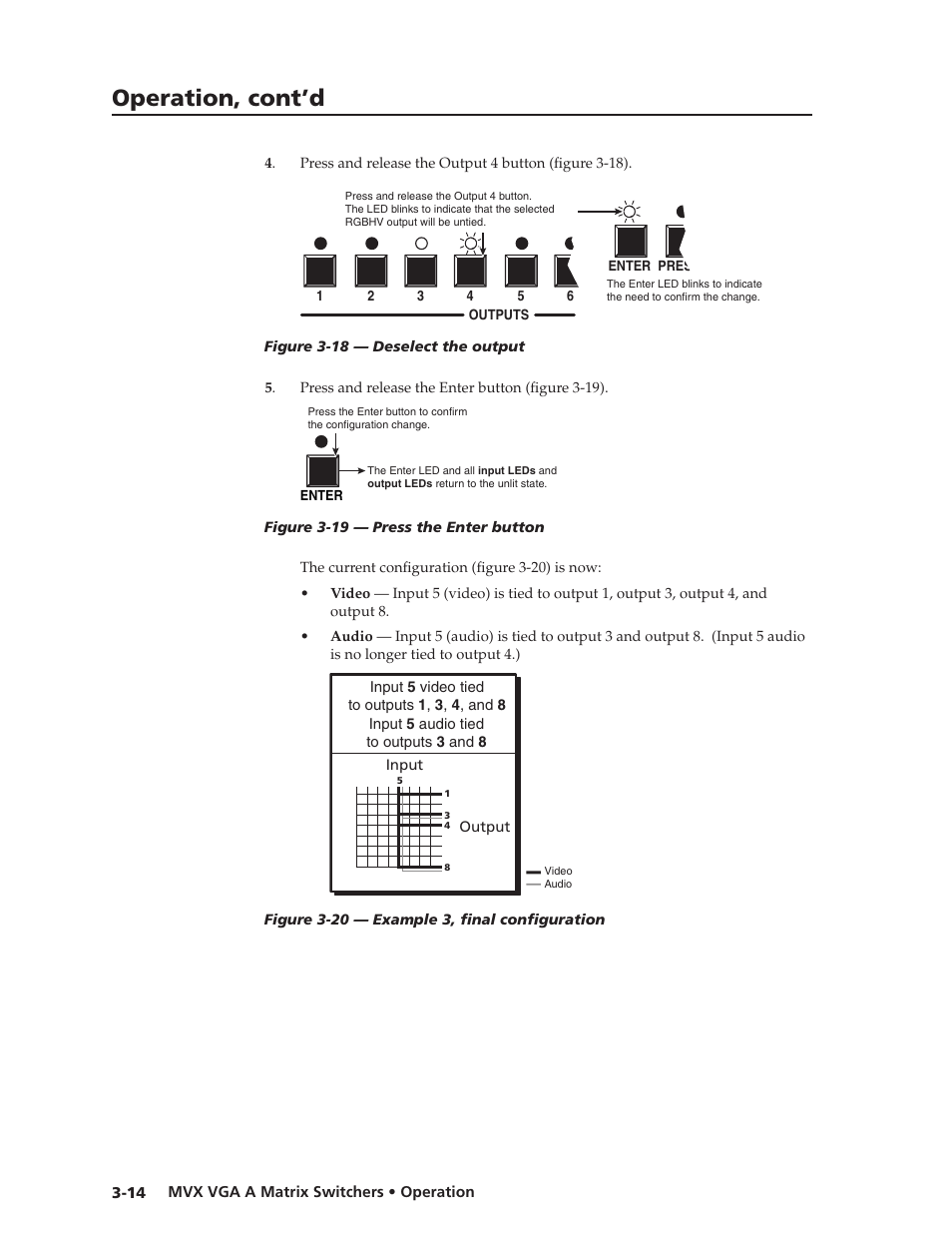 Preliminar y, Operation, cont’d | Extron Electronics MVX VGA A User Guide User Manual | Page 37 / 107