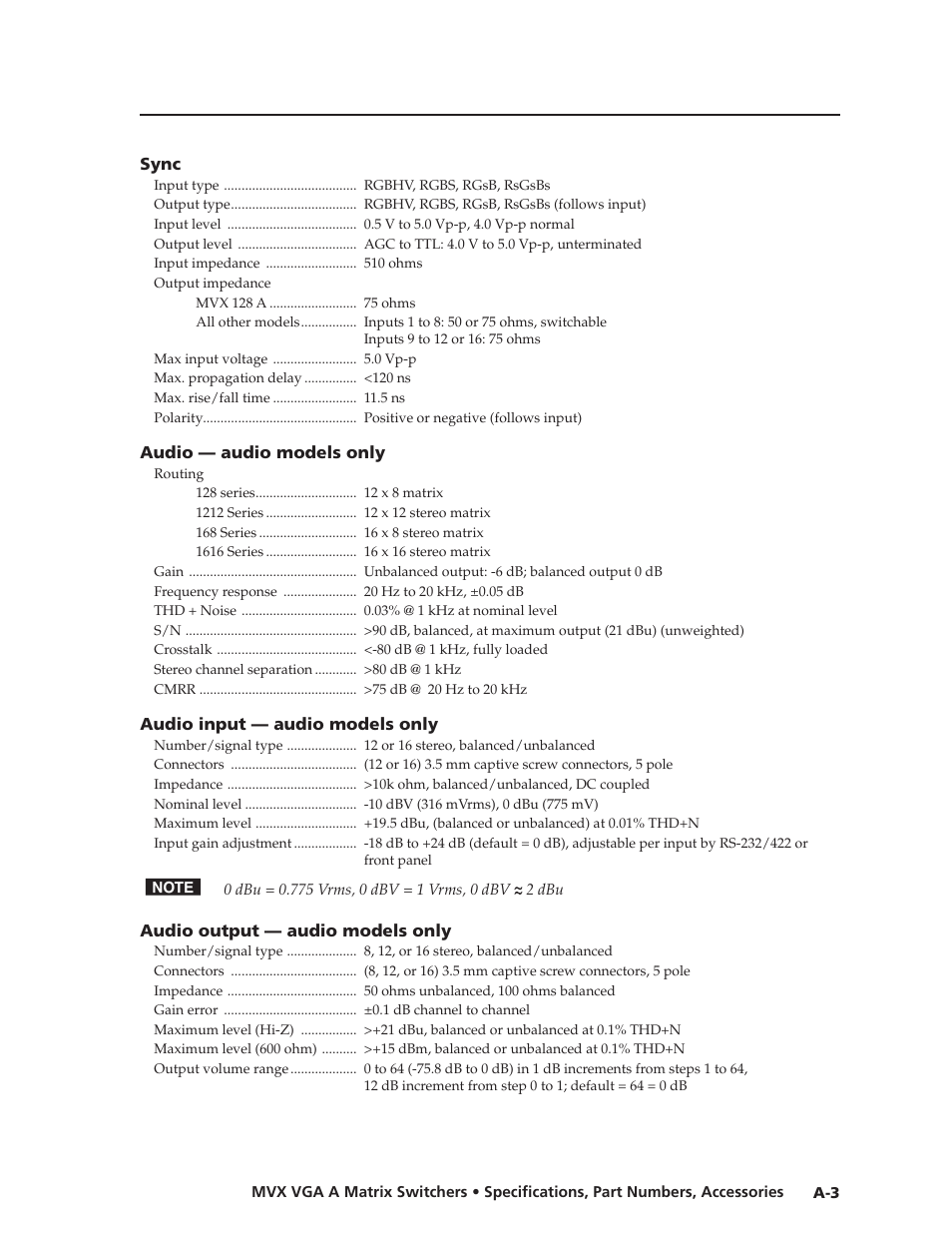 Preliminar y | Extron Electronics MVX VGA A User Guide User Manual | Page 98 / 107