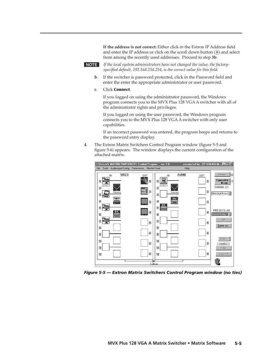 Preliminar y | Extron Electronics MVX Plus 128 VGA A User Guide User Manual | Page 103 / 162