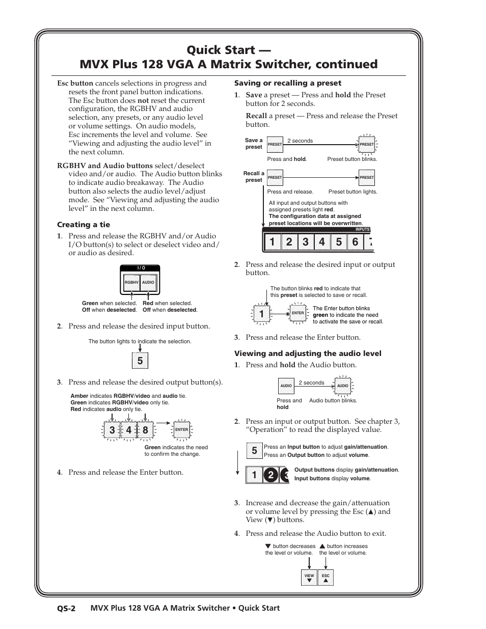 Preliminar y | Extron Electronics MVX Plus 128 VGA A User Guide User Manual | Page 6 / 162