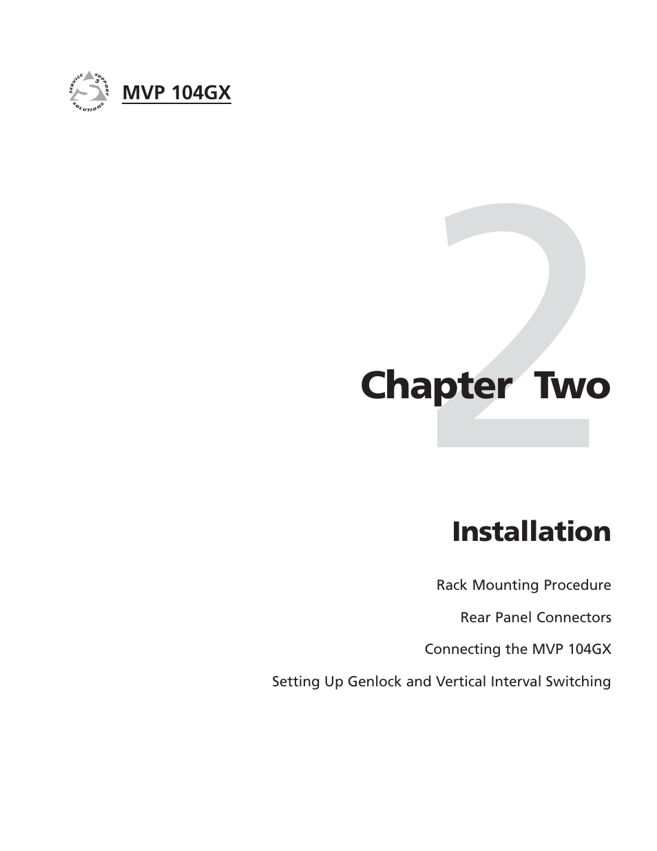 Extron Electronics MVP 104GX User Guide User Manual | Page 9 / 54