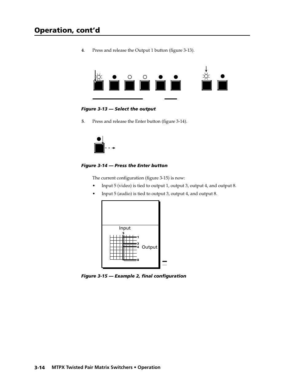 Preliminar y, Operation, cont’d | Extron Electronics MTPX Series User Guide User Manual | Page 40 / 124