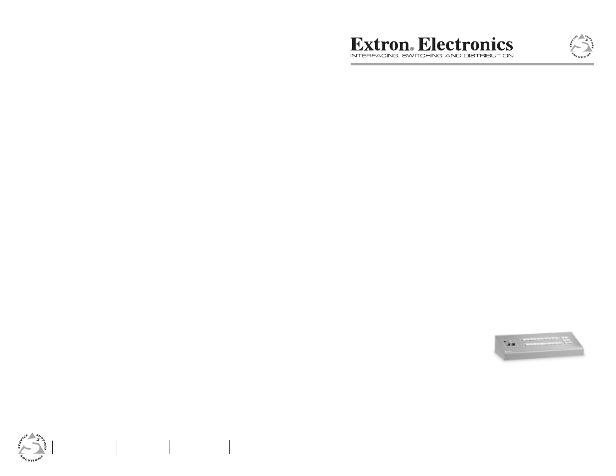 Extron Electronics RCP 1000 User Manual | 13 pages