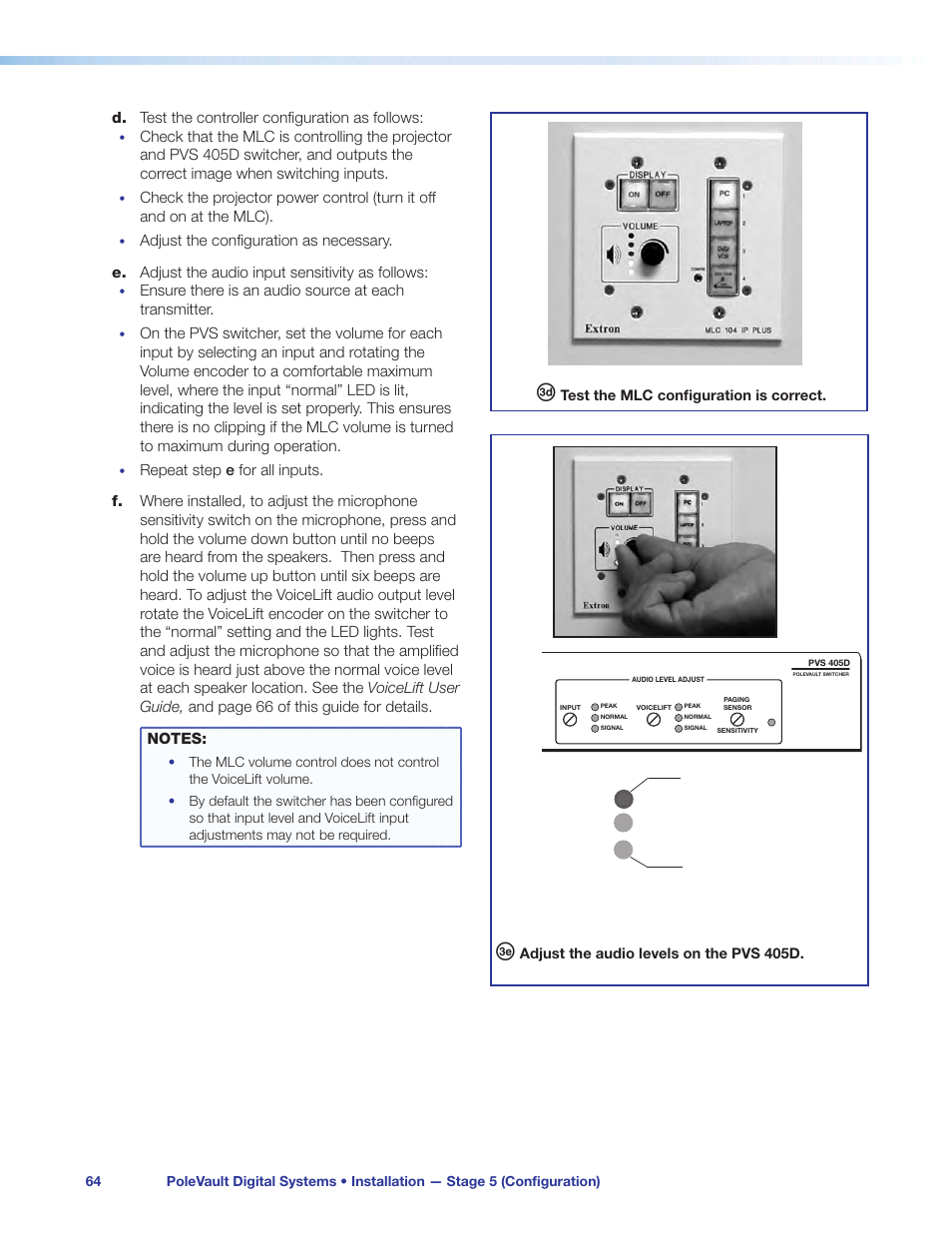 Extron Electronics PoleVault Digital Switcher Systems PVS 405D User Manual | Page 70 / 84