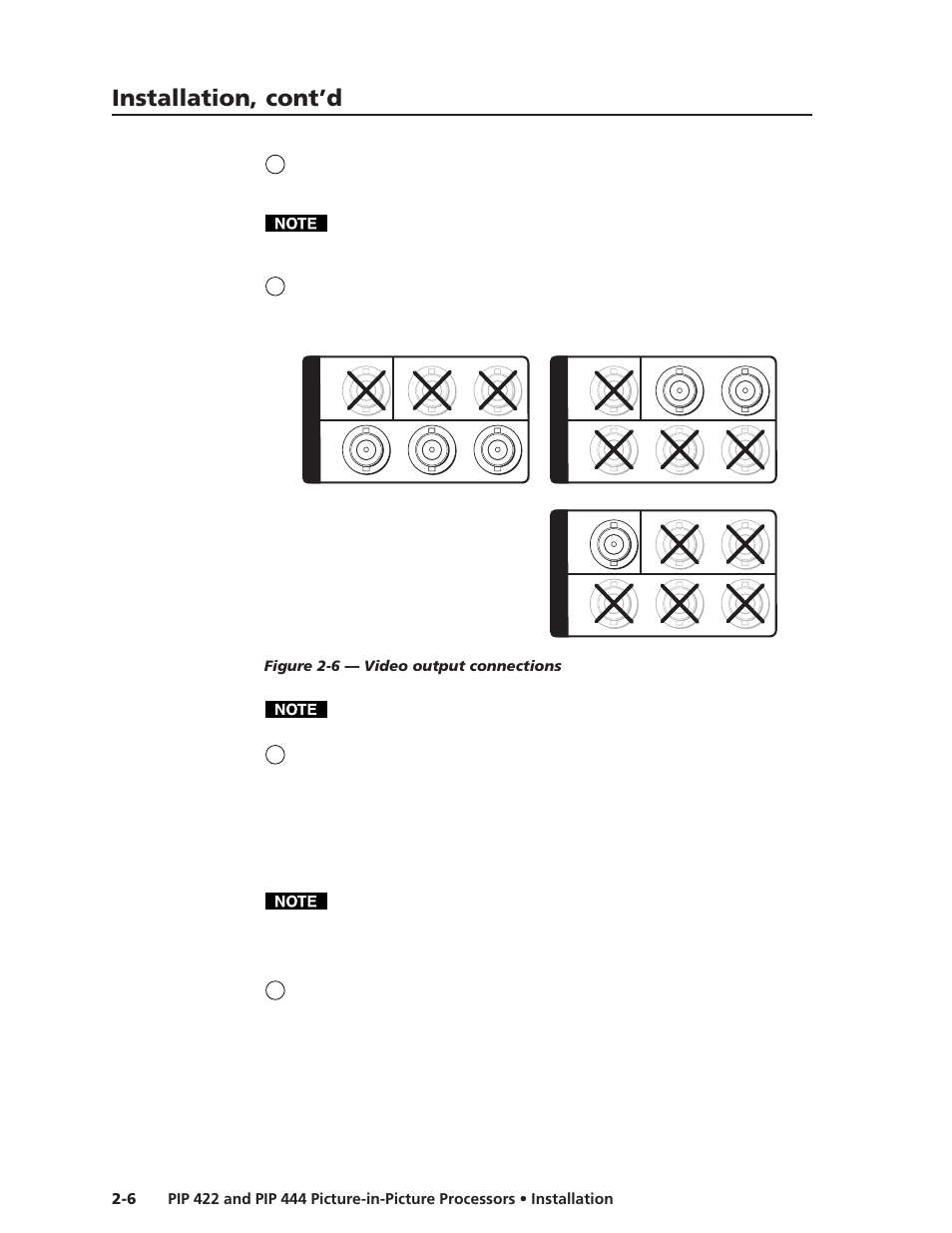 Installation, cont’d | Extron Electronics PIP 444 User Guide User Manual | Page 14 / 62