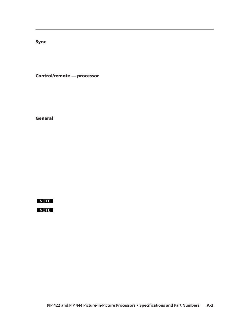 Extron Electronics PIP 444 User Guide User Manual | Page 59 / 62