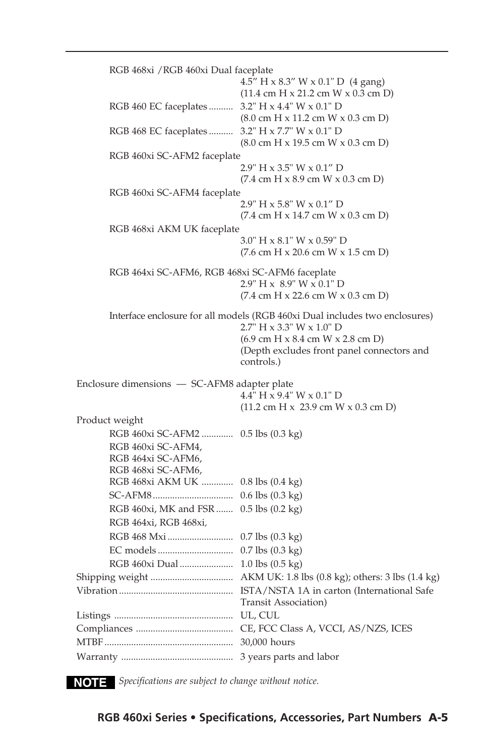 Extron Electronics RGB 400xi Series User Guide User Manual | Page 27 / 32