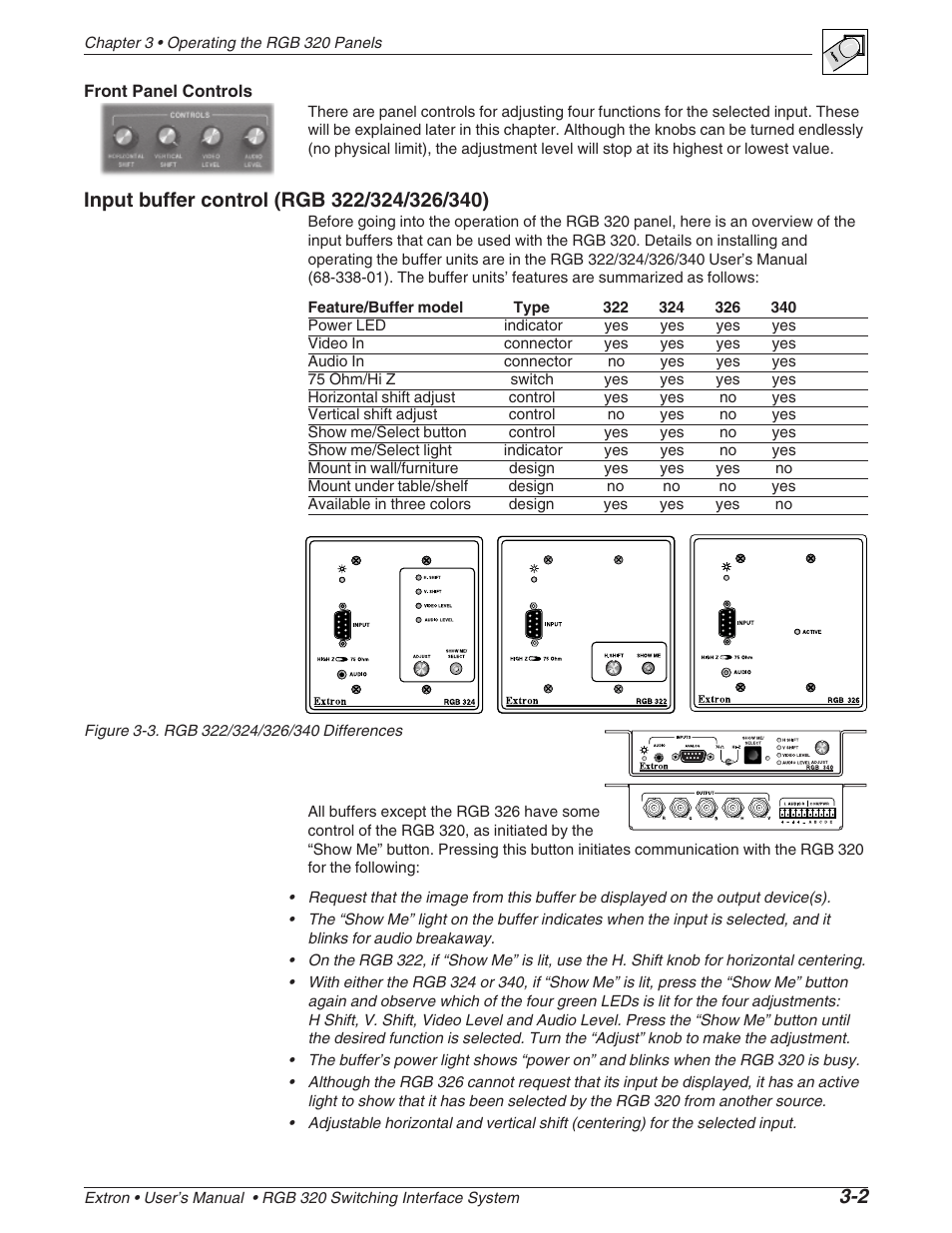 Extron Electronics RGB 320 User Manual | Page 19 / 40
