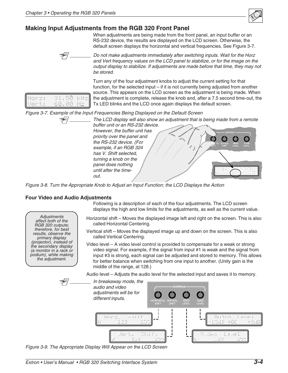 Extron Electronics RGB 320 User Manual | Page 21 / 40