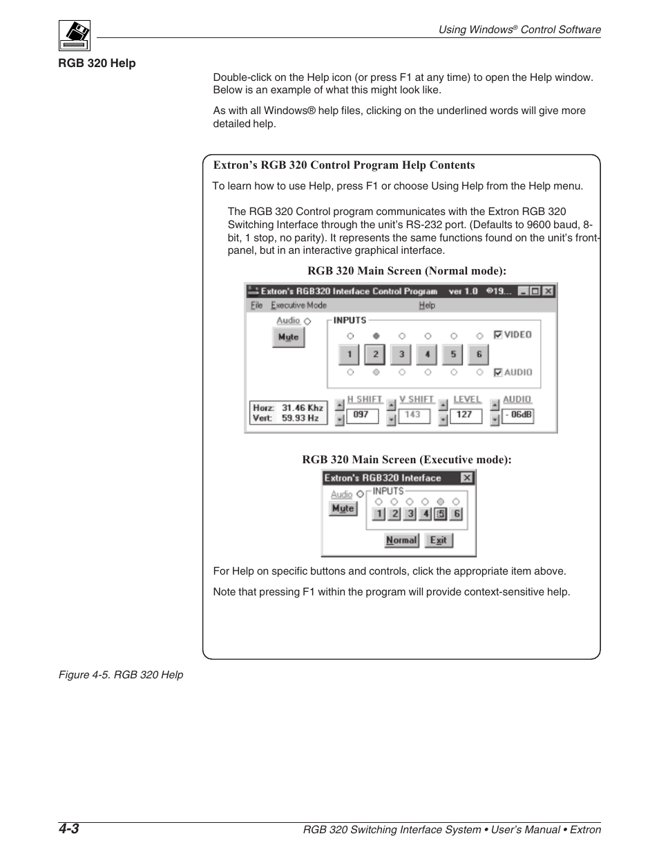 Extron Electronics RGB 320 User Manual | Page 26 / 40