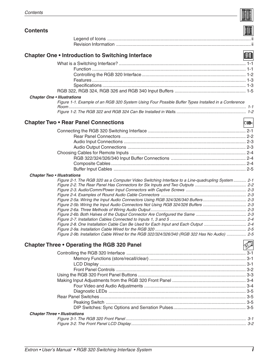 Extron Electronics RGB 320 User Manual | Page 3 / 40