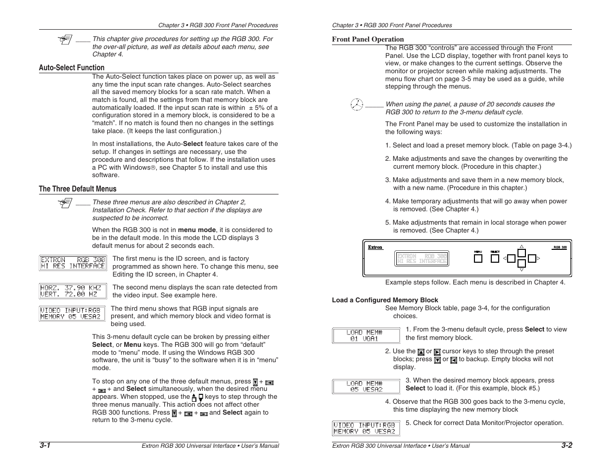 Extron Electronics RGB 300 User Manual | Page 11 / 31