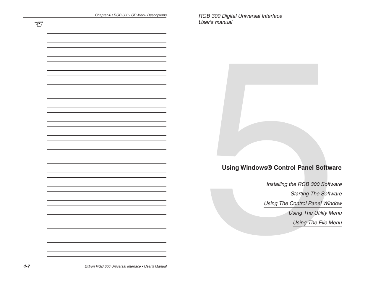 Extron Electronics RGB 300 User Manual | Page 17 / 31