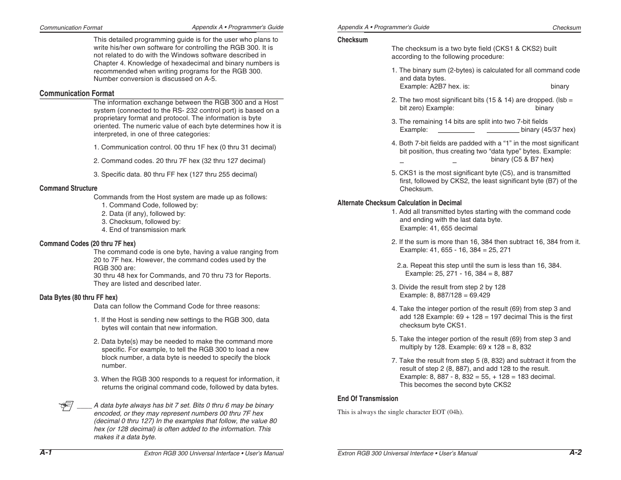 Extron Electronics RGB 300 User Manual | Page 21 / 31