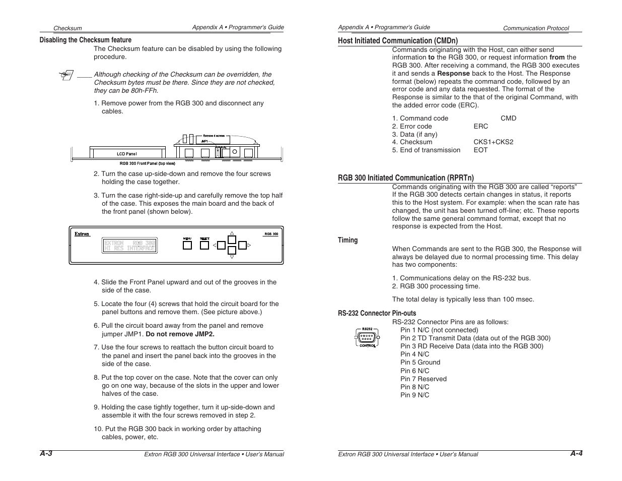 Extron Electronics RGB 300 User Manual | Page 22 / 31