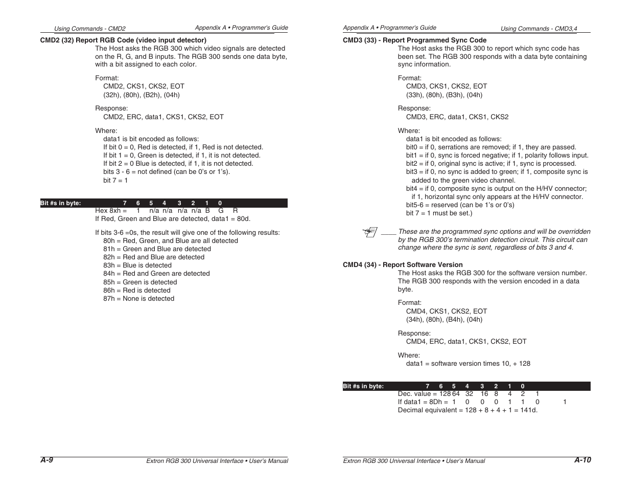 Extron Electronics RGB 300 User Manual | Page 25 / 31