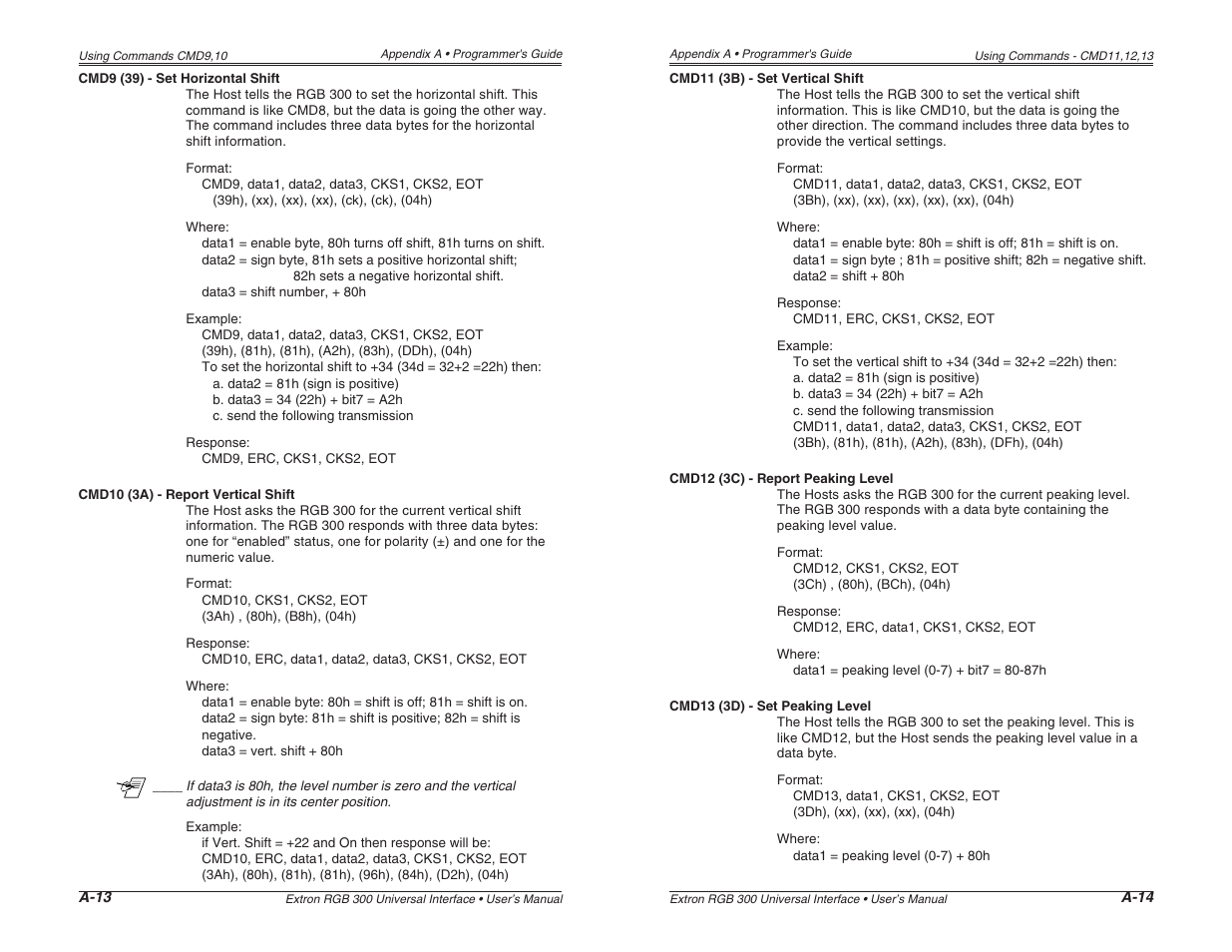 Extron Electronics RGB 300 User Manual | Page 27 / 31