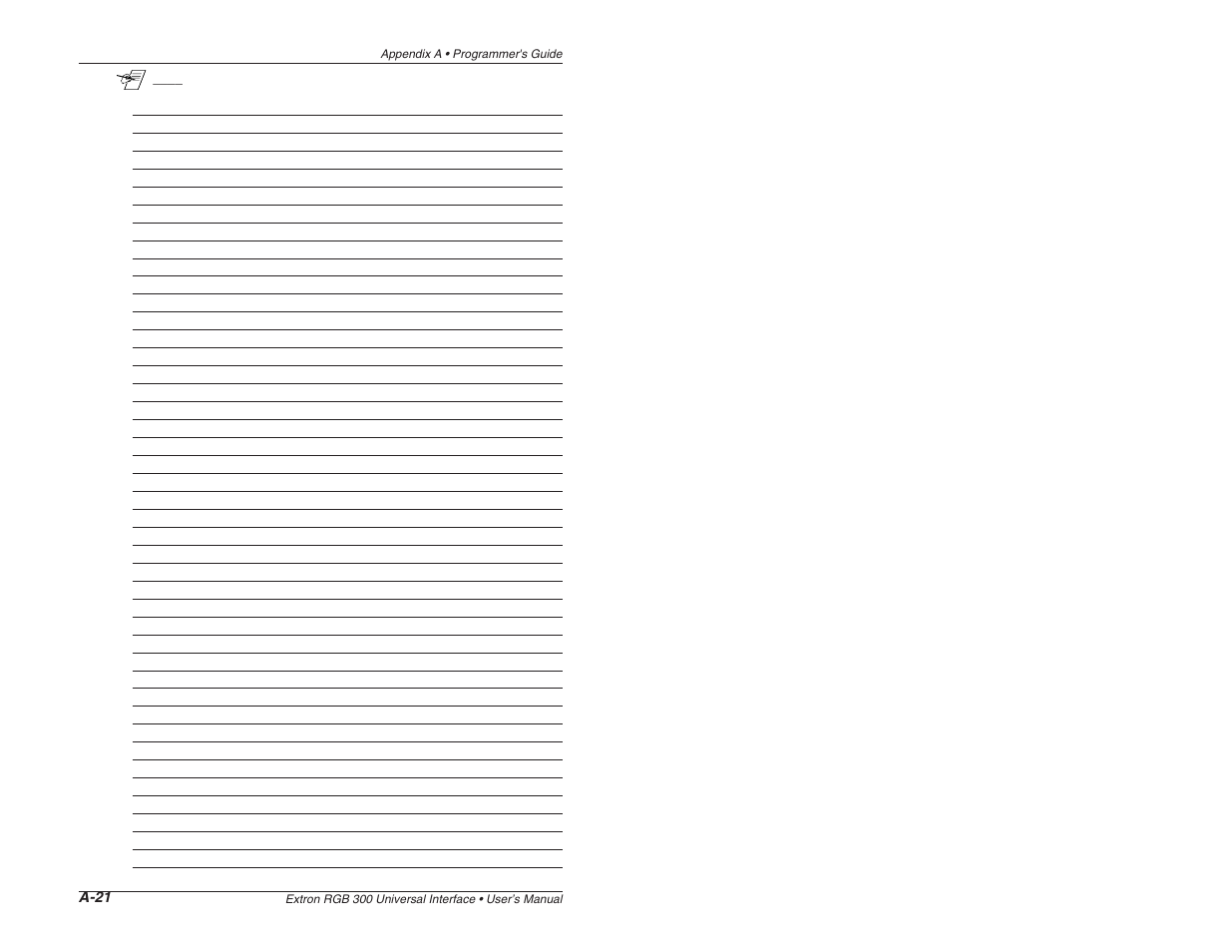 Extron Electronics RGB 300 User Manual | Page 31 / 31