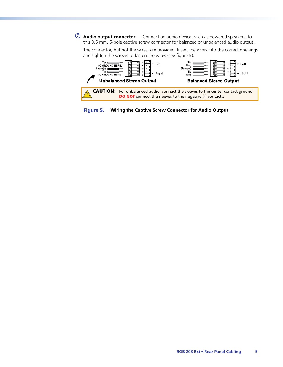 Extron Electronics RGB 203 Rxi User Guide User Manual | Page 11 / 36